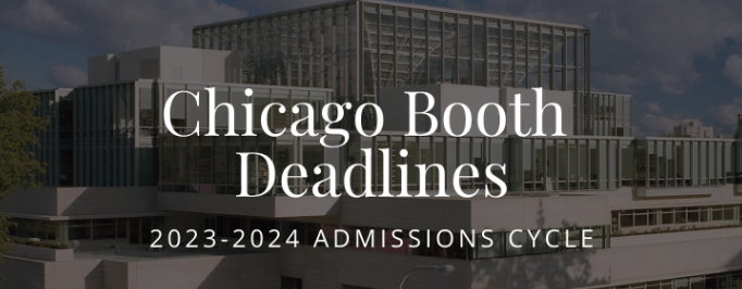 Chicago Booth MiM Deadlines