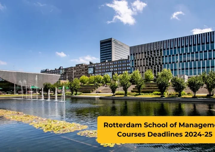 Rotterdam School of Management Courses Deadlines 2024-25