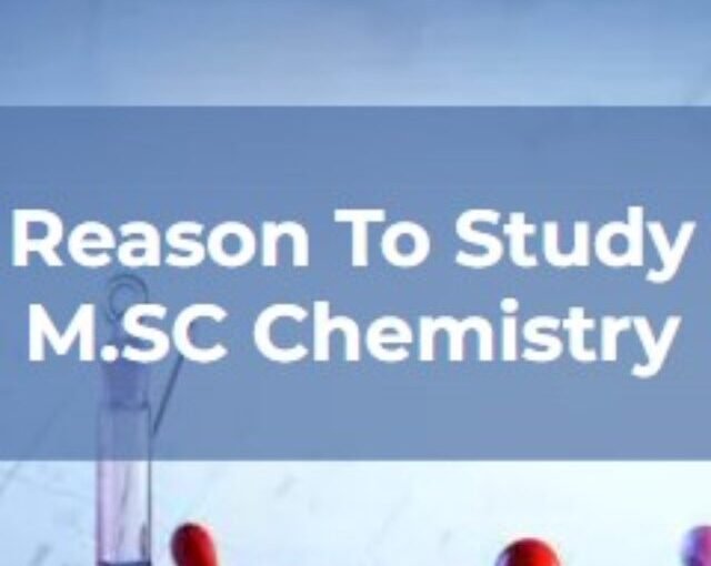 M.sc Chemistry