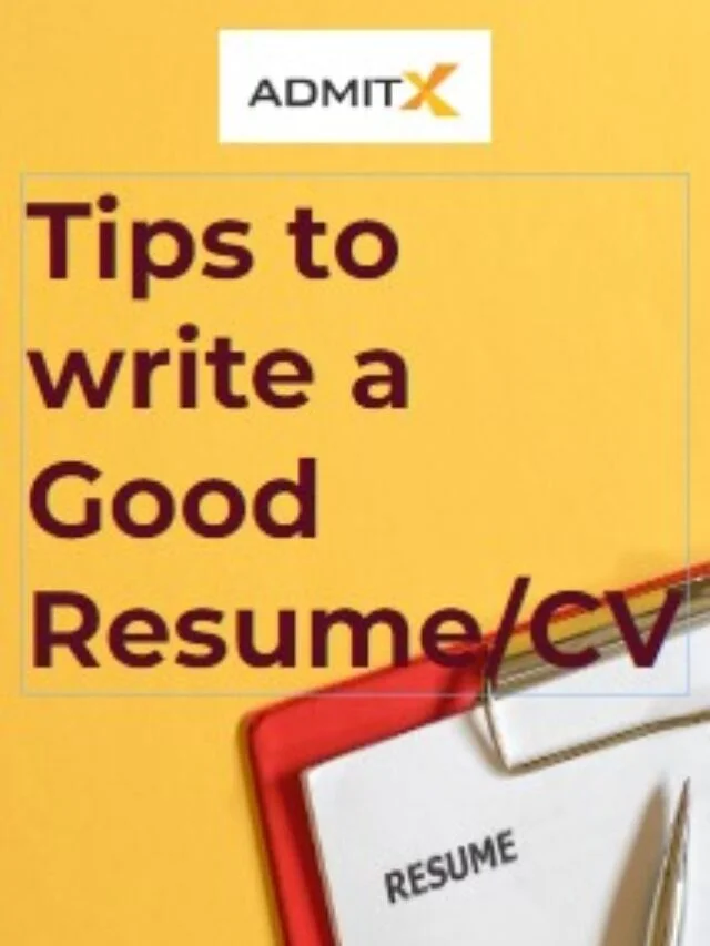 tips to write a resume