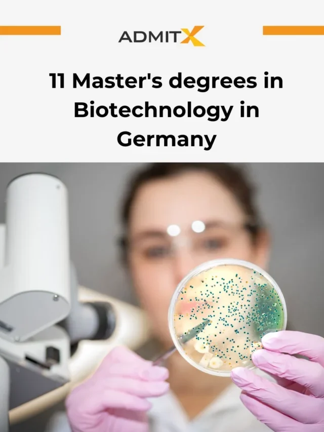 11 Master’s degrees in Biotechnology in Germany