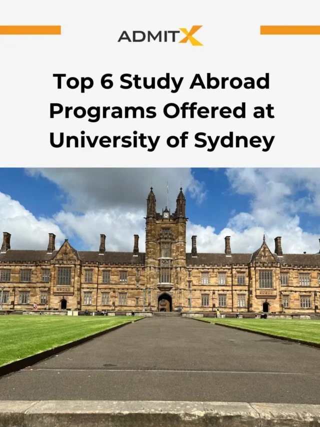 Top 6  Study Abroad Programs Offered at  University of Sydney