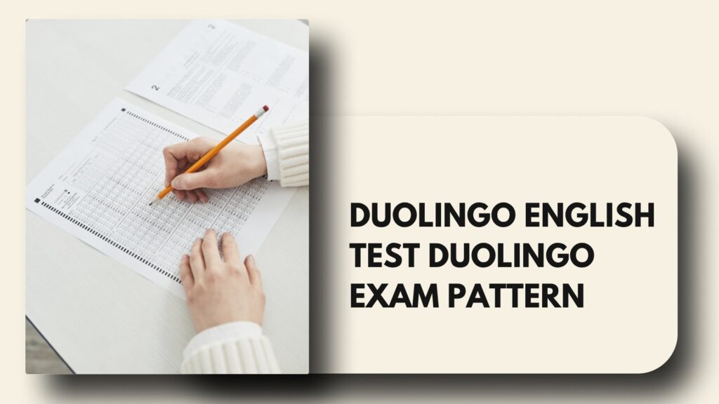 duolingo exam pattern