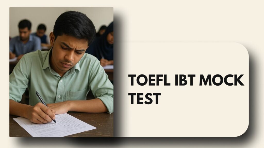 TOEFL ibt mock test