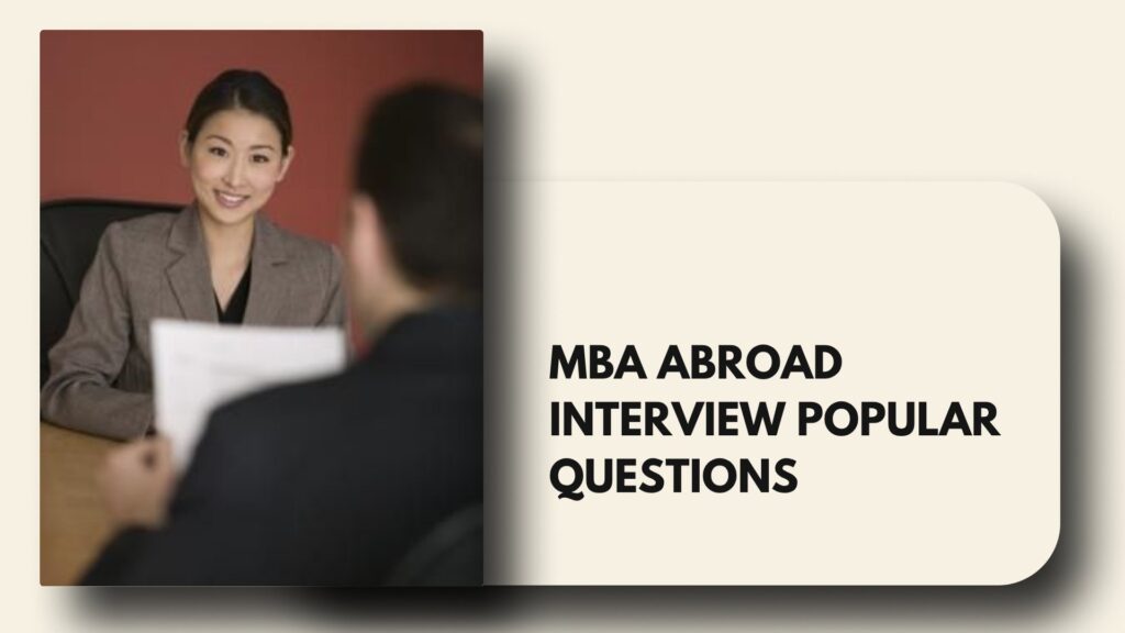 MBA abroad Interview