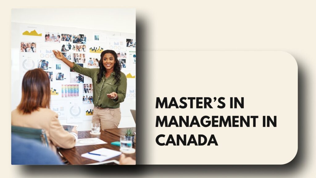 master's in management in Canada