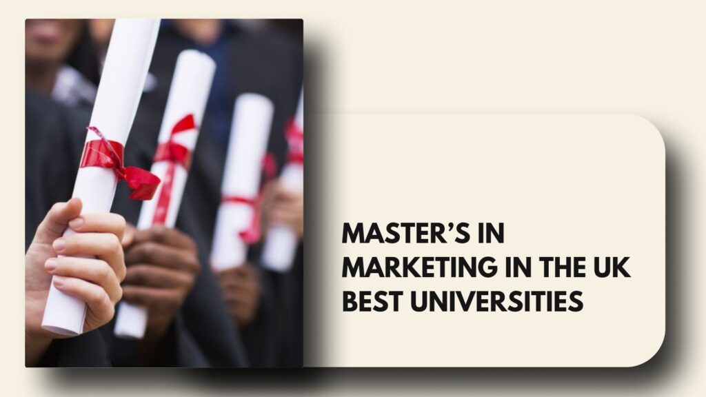 Master's in marketing in the UK