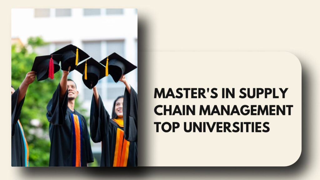 master's in supply chain management