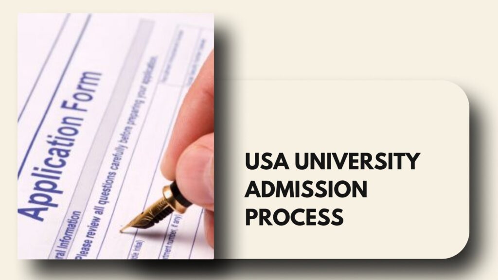 usa university admission process