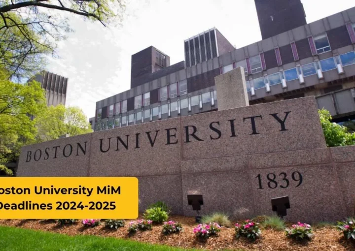 Boston University MiM Deadlines