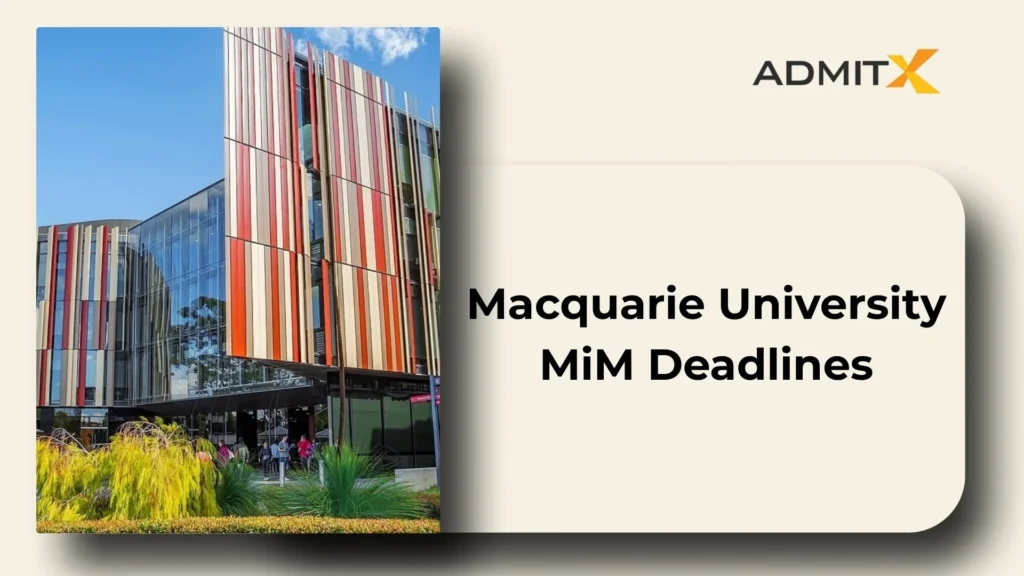 Macquarie University MiM Deadlines