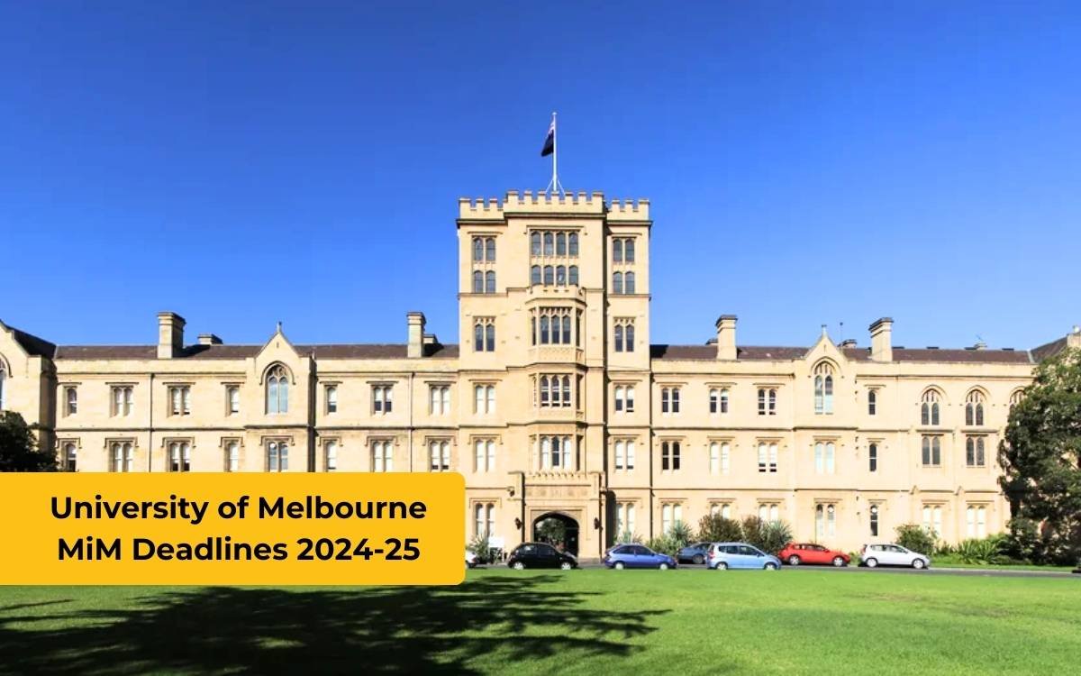 University of Melbourne MiM Deadlines