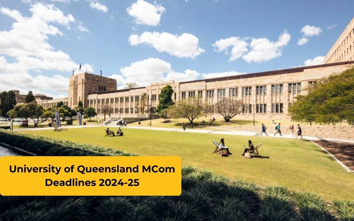 University of Queensland MCom Deadlines