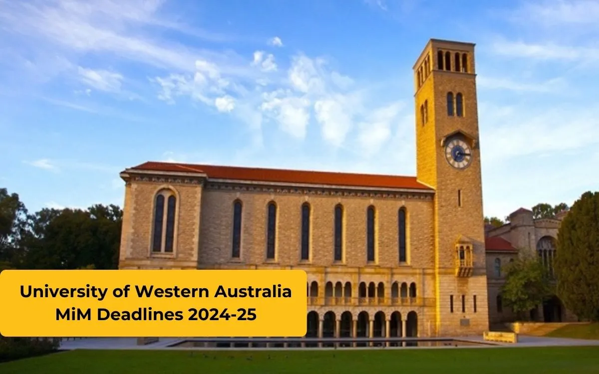 University of Western Australia MiM Deadlines