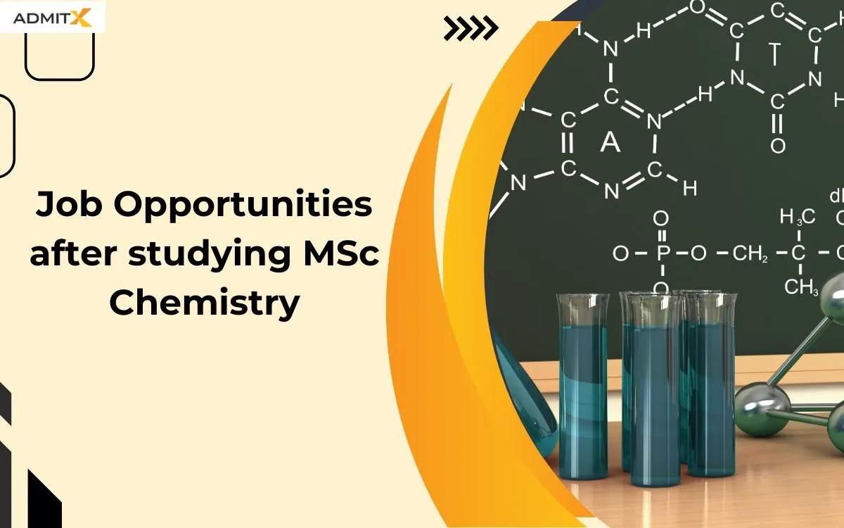 Job Opportunities after studying MSc Chemistry