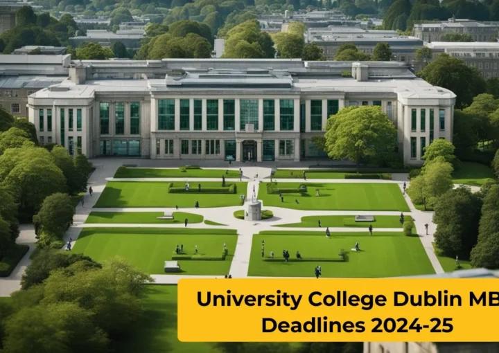 University College Dublin MBA Deadlines