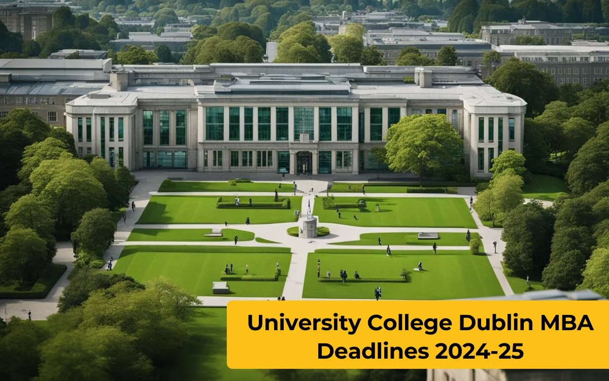 University College Dublin MBA Deadlines