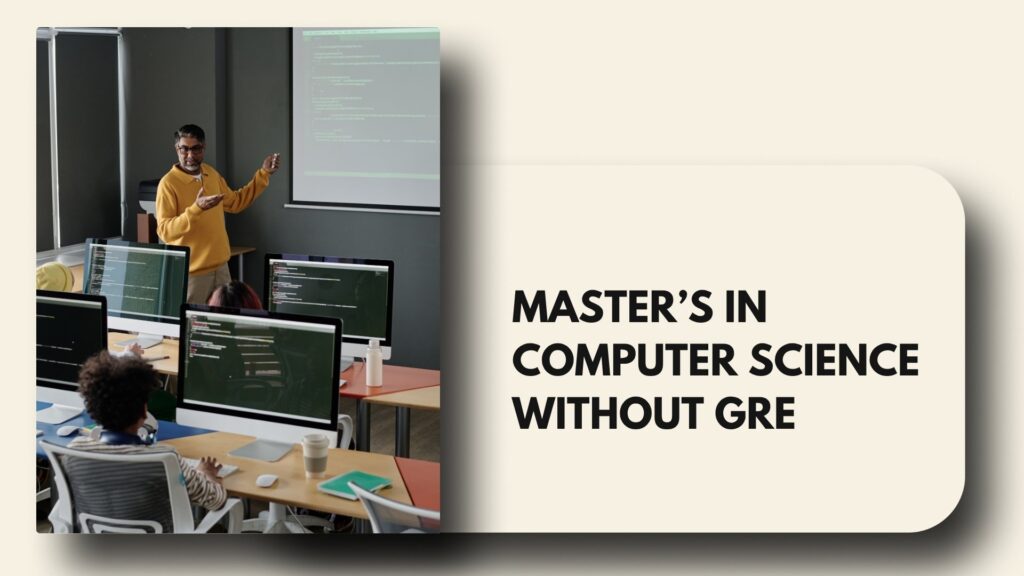 master's in computer science without GRE