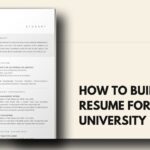 resume for abroad studies