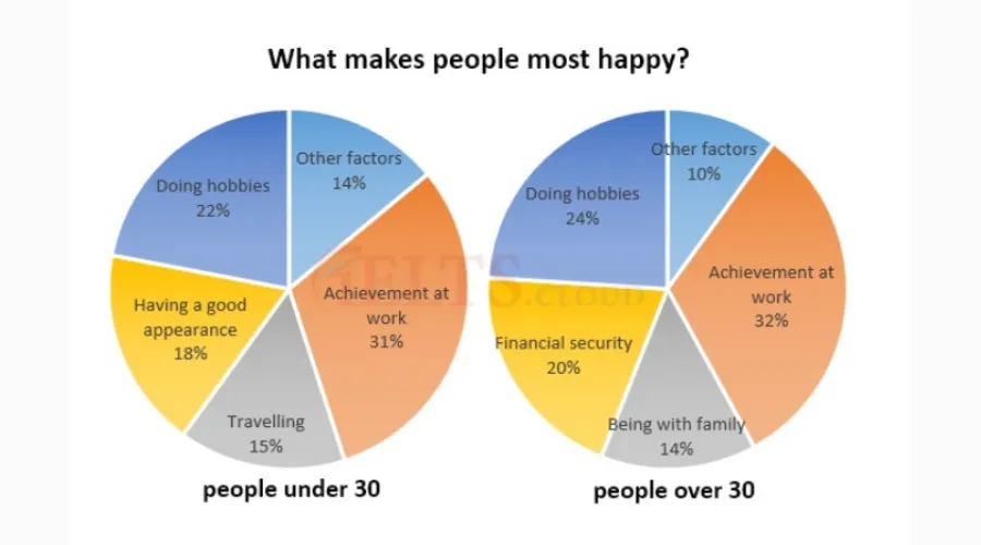 PIE Chart Writing Task 1 Question and answer