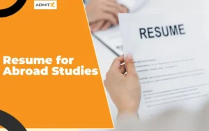 Resume for Abroad Studies