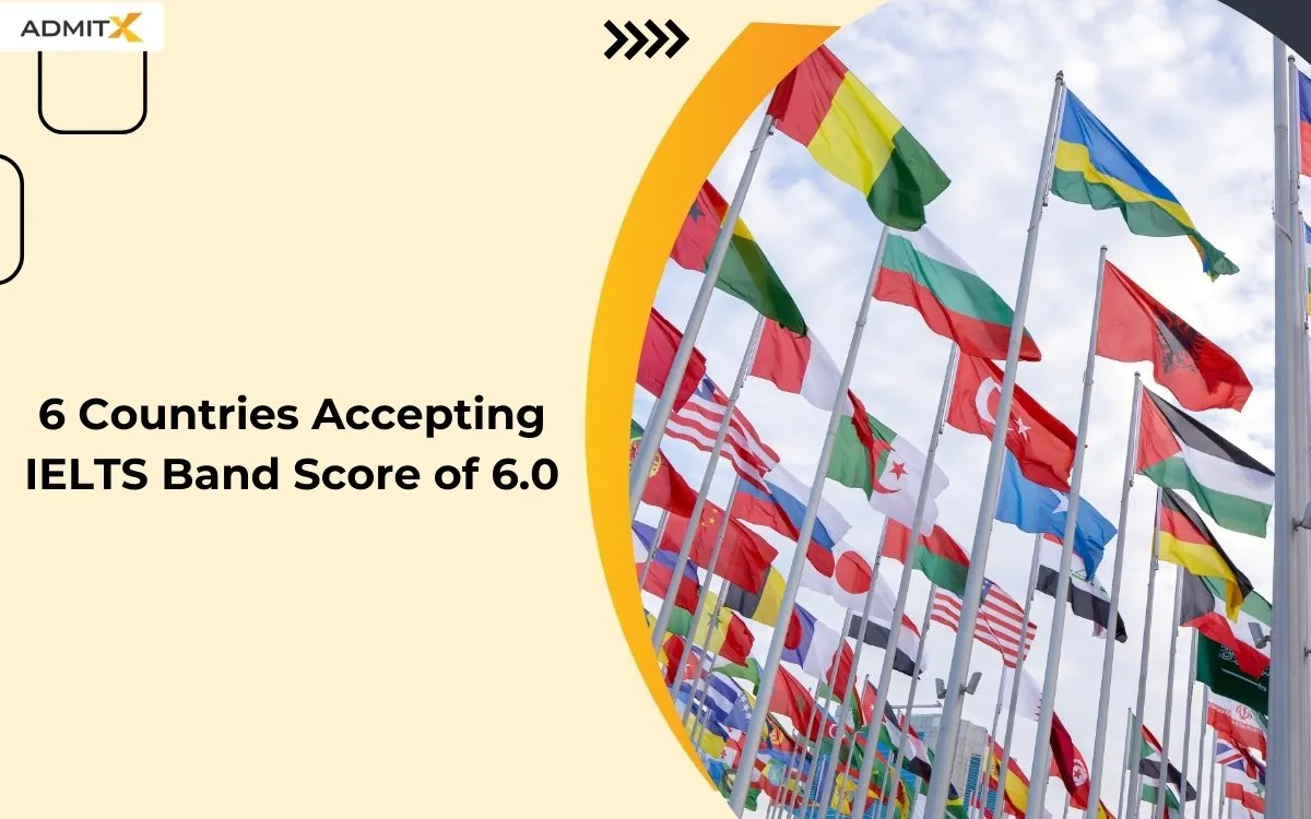 6 Countries Accepting IELTS Band Score of 6.0