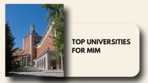 Top Universities for MiM