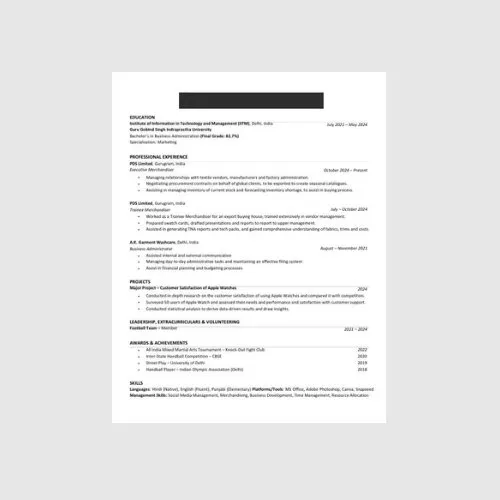 CV Sample_1