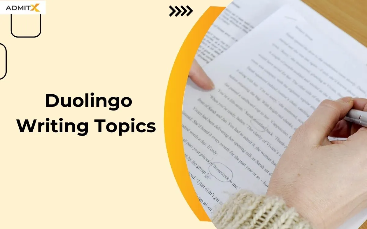 Duolingo Writing Topics