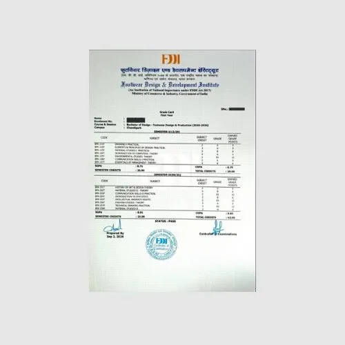 Marksheet Samples 1