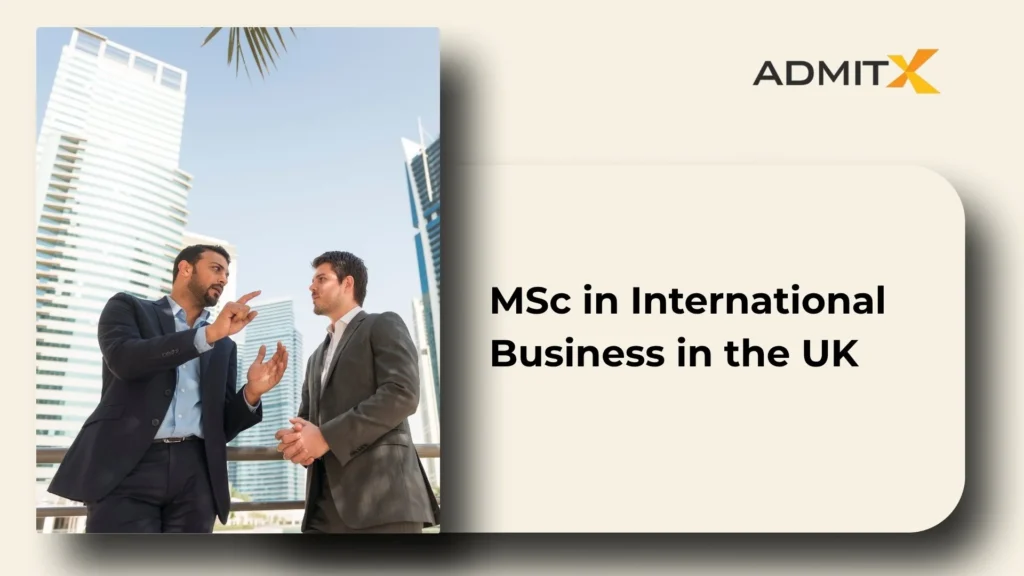 MSc in International Business in the UK