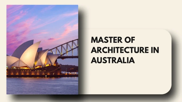 master of architecture in australia