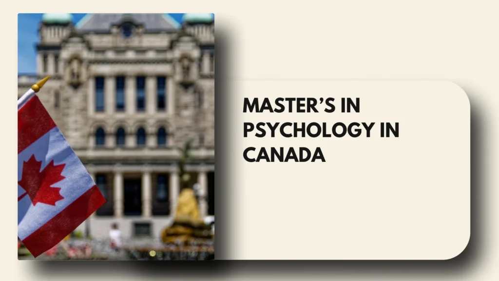 master's in psychology in canada